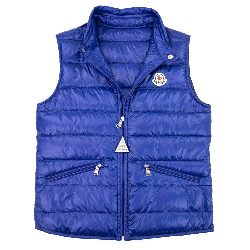 Moncler Junior Gui Down Gilet Blue 758