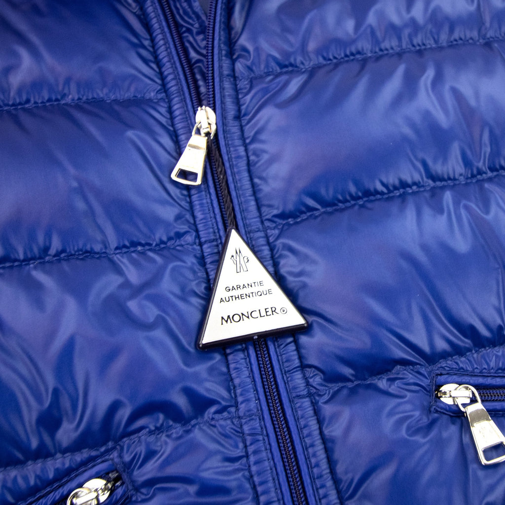Moncler Junior Gui Down Gilet Blue 758