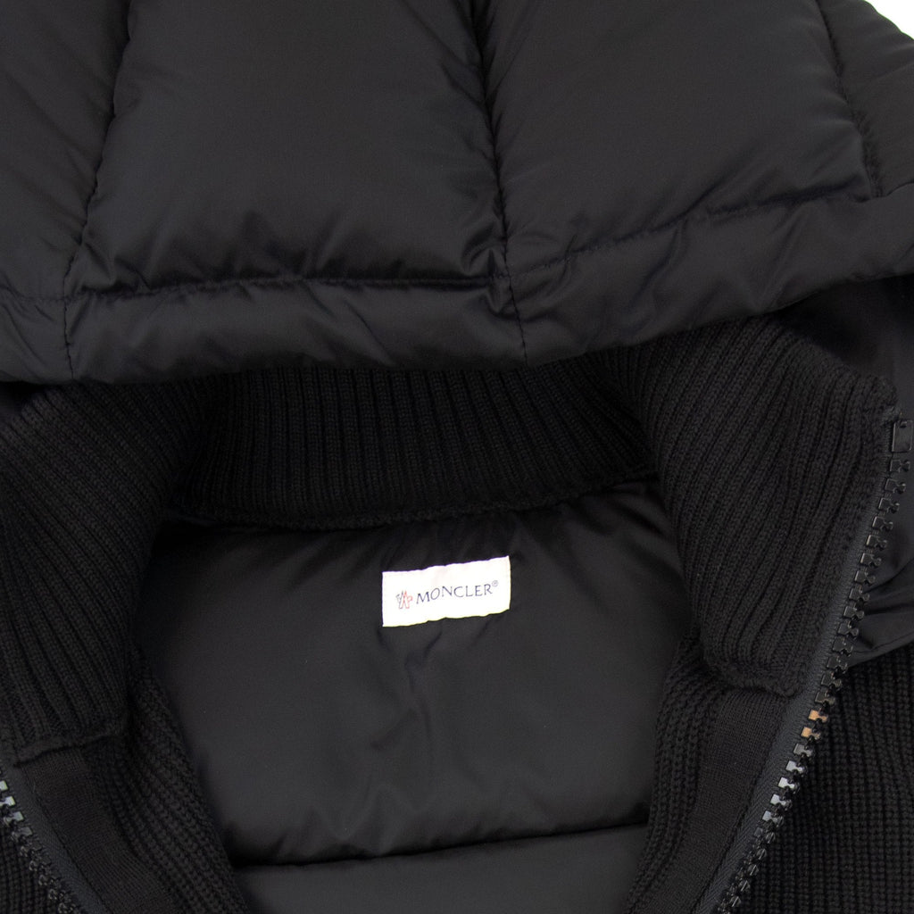Moncler Maglione Tricot Gilet Black