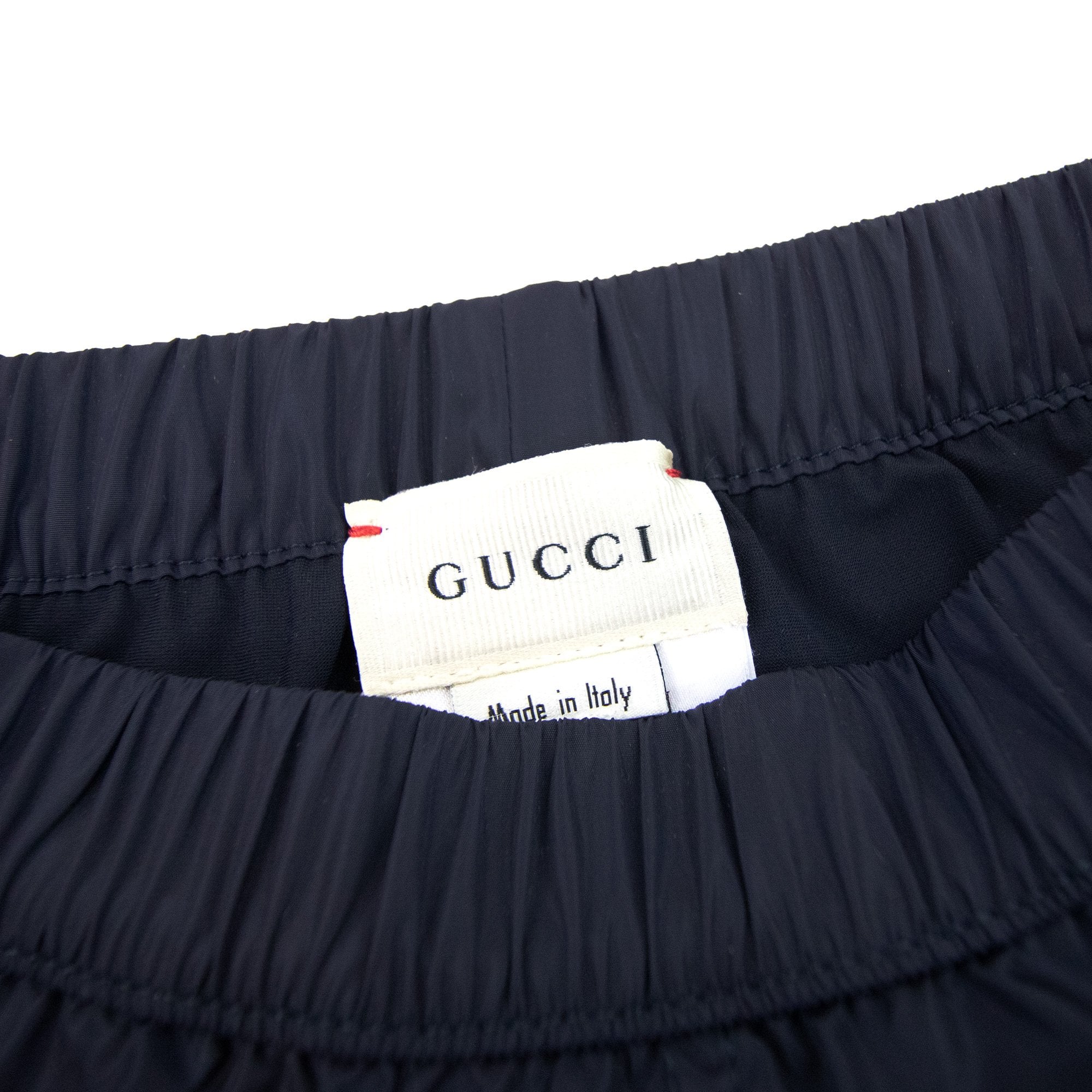 Gucci Junior Gg Web Trim Swim Shorts Navy 4215