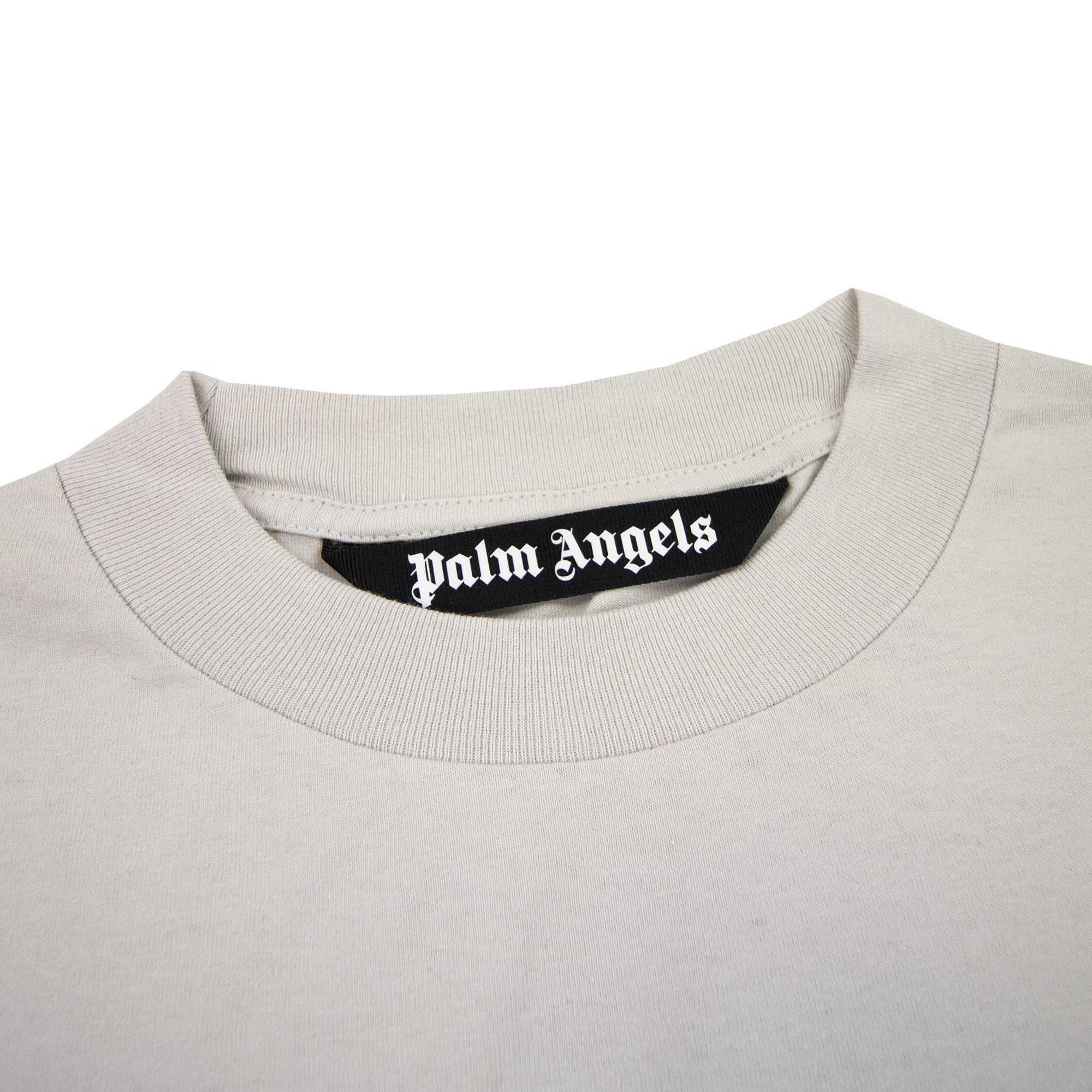Palm Angels Enzo Classic T Shirt Light Grey Orange