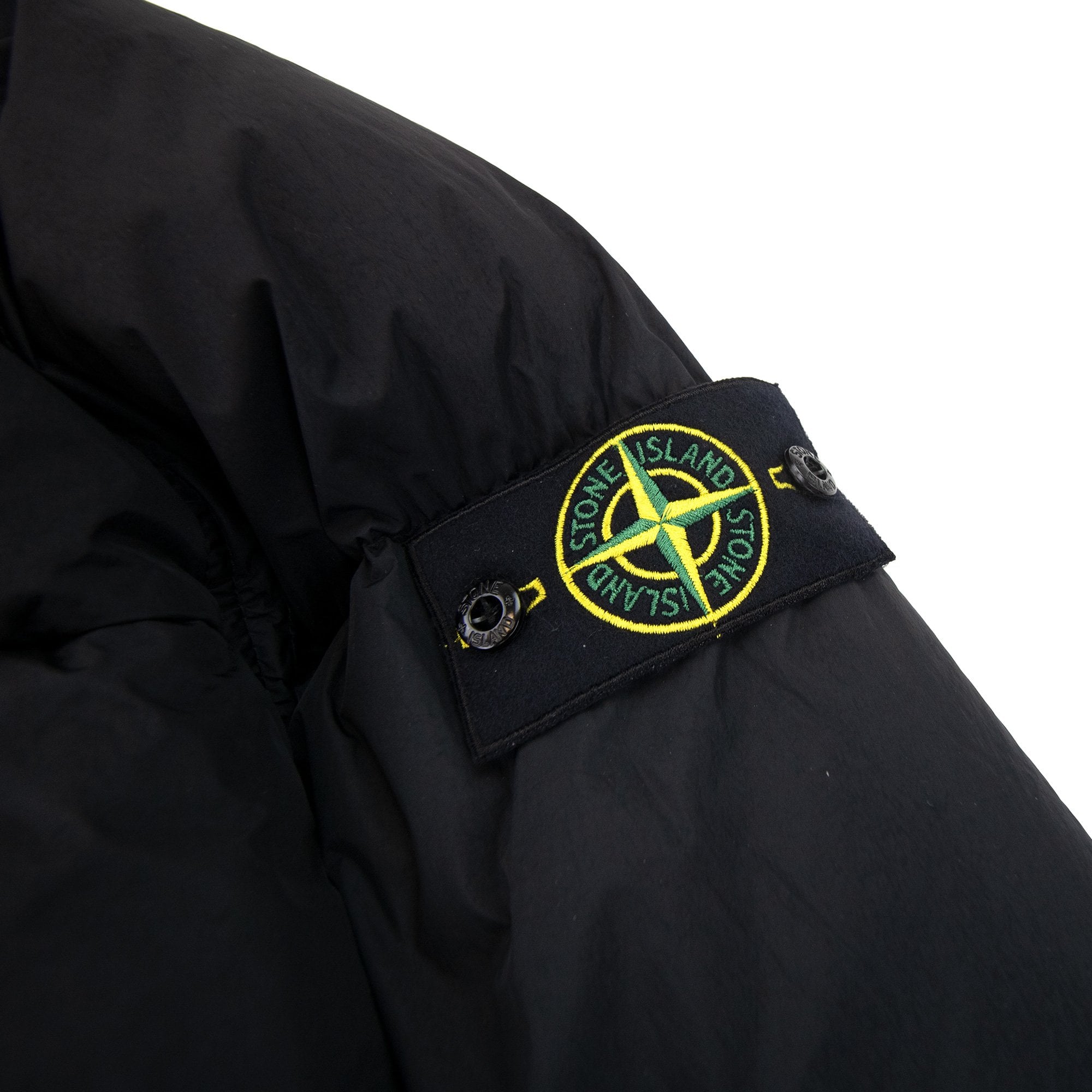 Stone Island 40723 Garment Dyed Crinkle Reps Down Jacket Black V0029