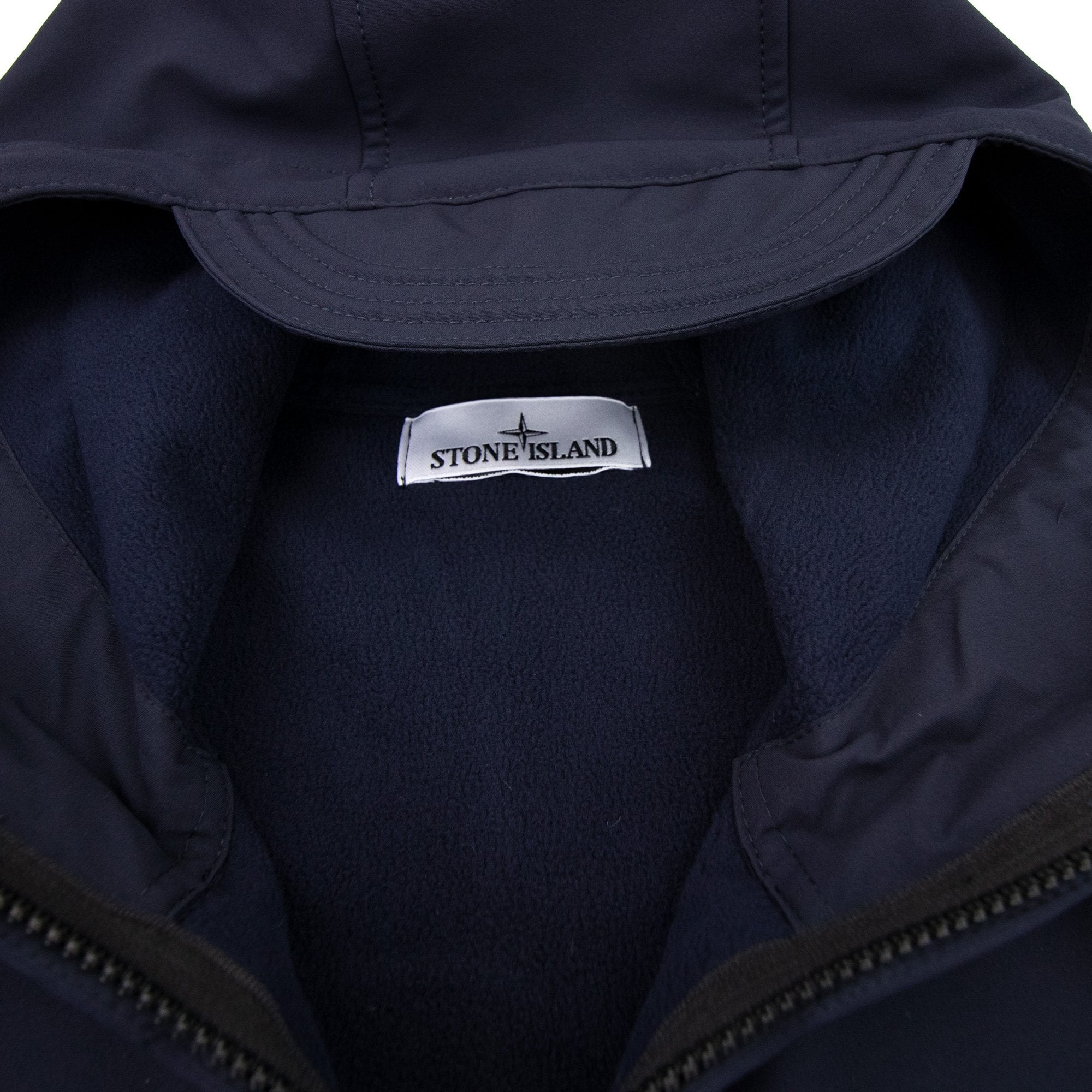 Stone Island Q0122 Re Dye Technology Soft Shell Jacket Navy V0020