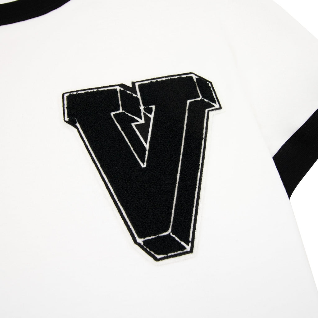 Valentino V_3d Patch Logo T Shirt White A01