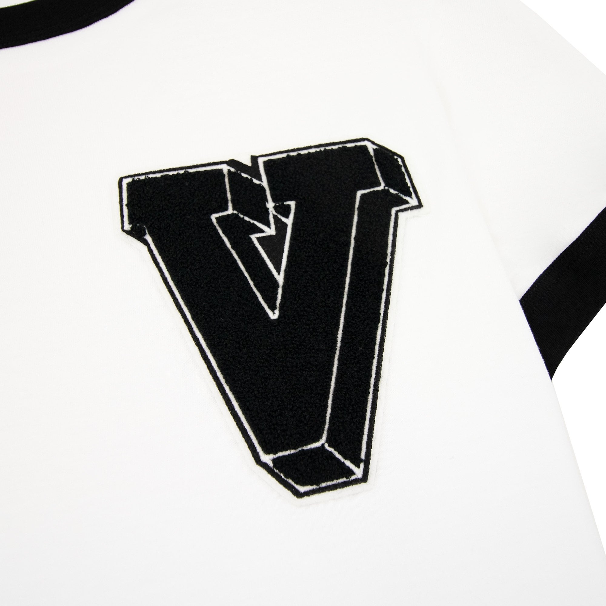 Valentino V_3d Patch Logo T Shirt White A01
