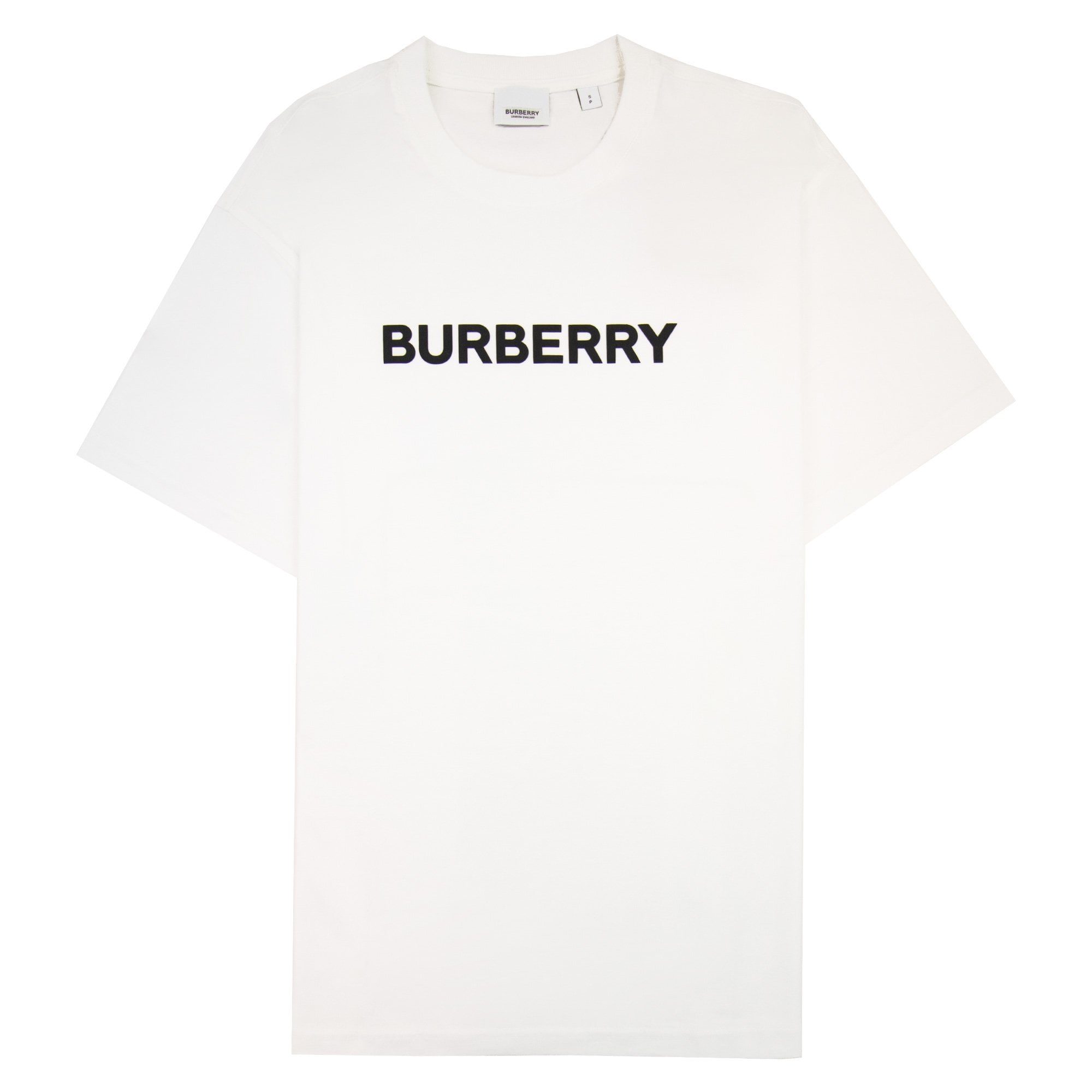 Burberry Logo Print T Shirt White