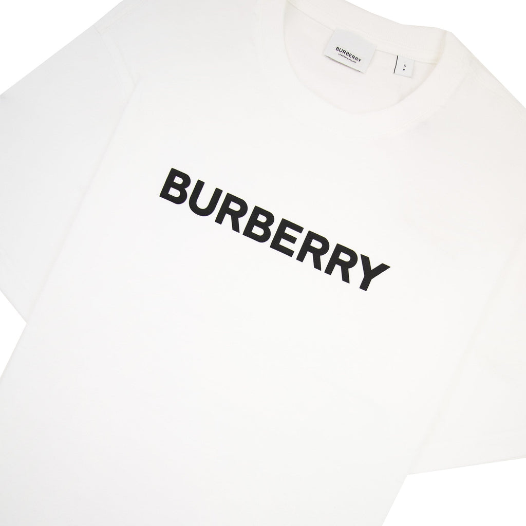 Burberry Logo Print T Shirt White