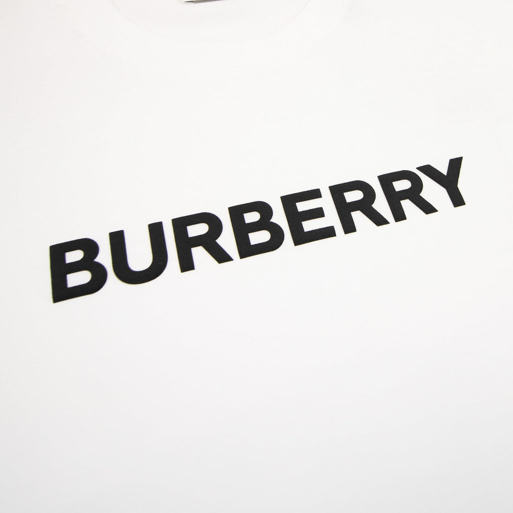 Burberry Logo Print T Shirt White
