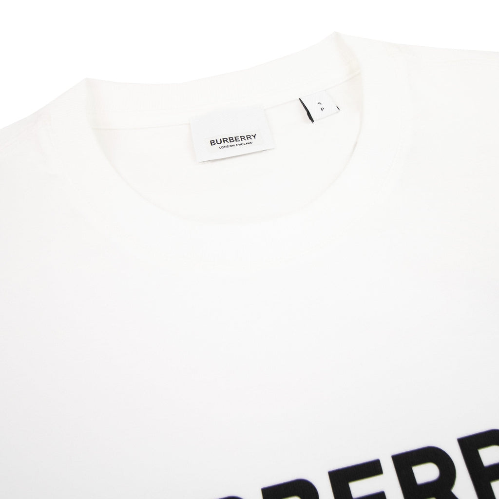 Burberry Logo Print T Shirt White