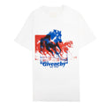 Givenchy Horse Print Cotton T Shirt White