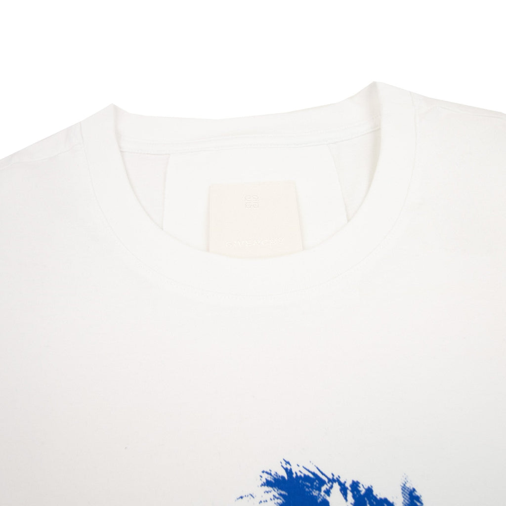 Givenchy Horse Print Cotton T Shirt White