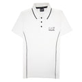 Ea7 Trian Evolution Small Logo Short Sleve Polo White 00010