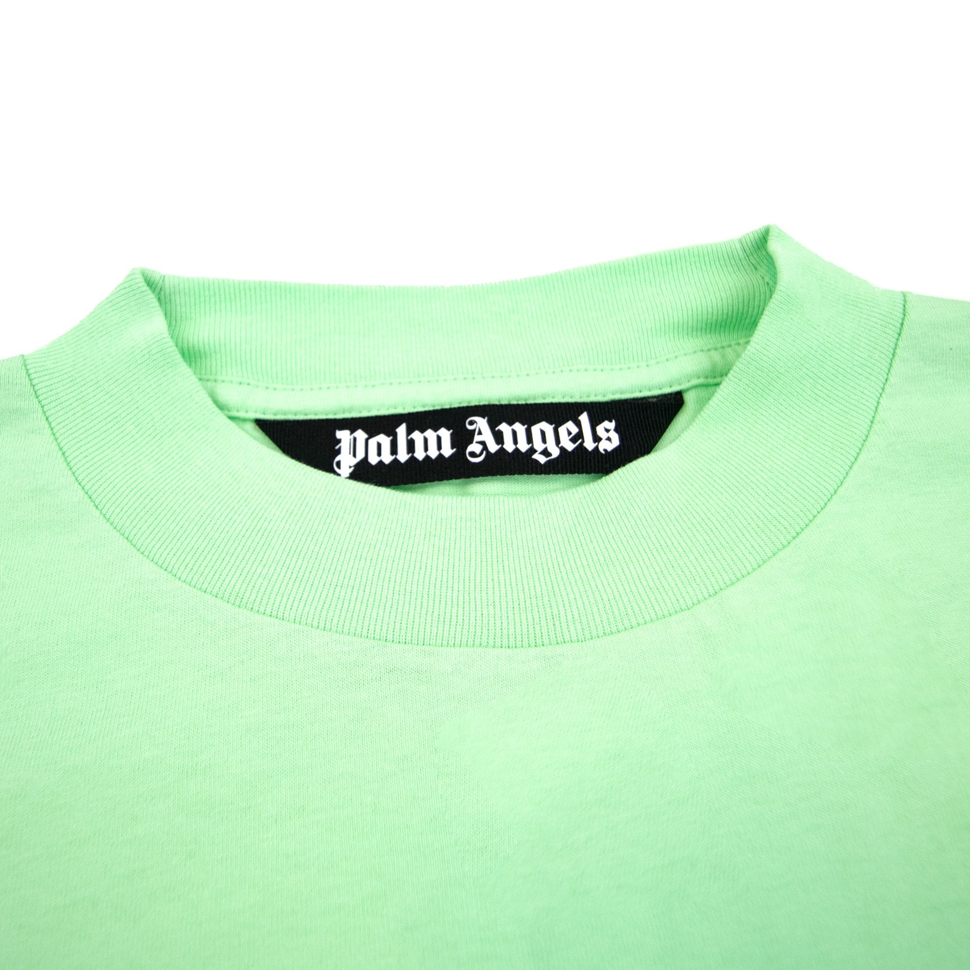 Palm Angels Douby Classic T Shirt Light Green Purple