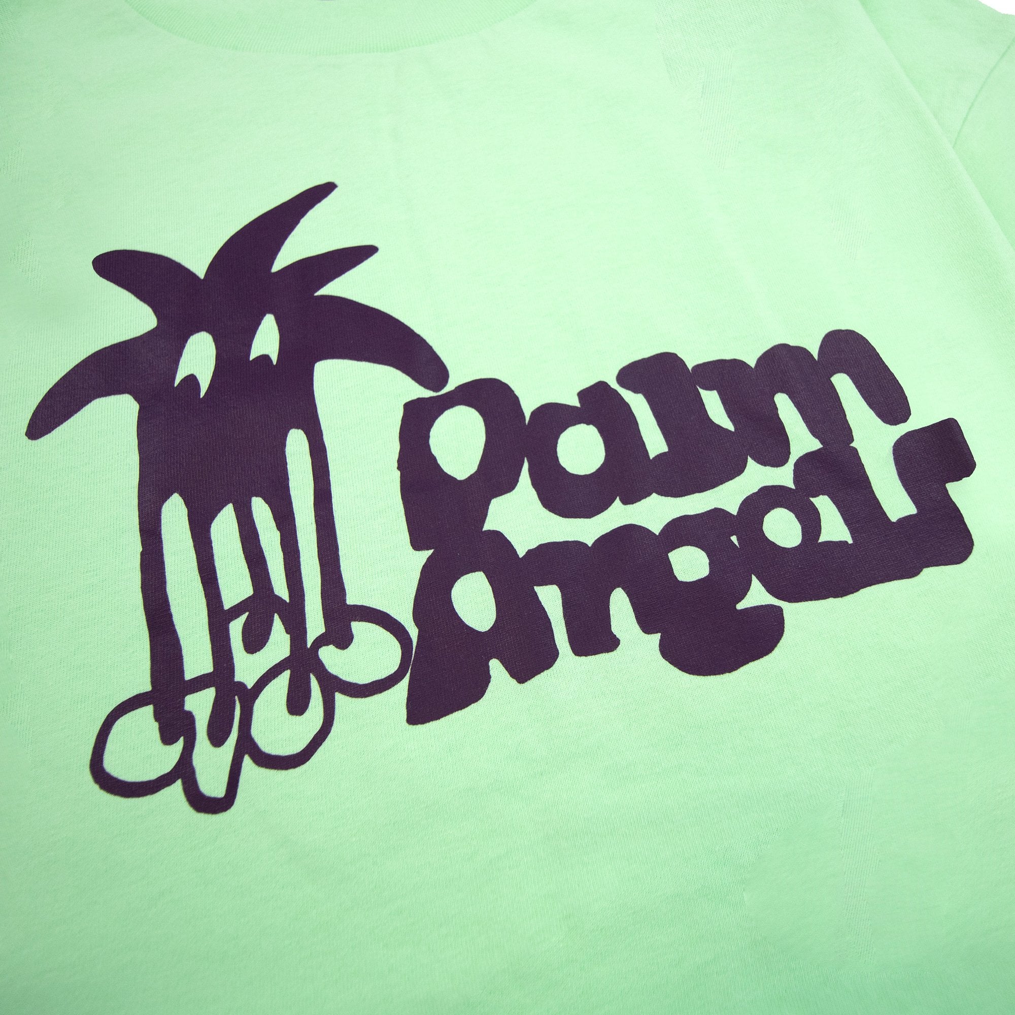 Palm Angels Douby Classic T Shirt Light Green Purple