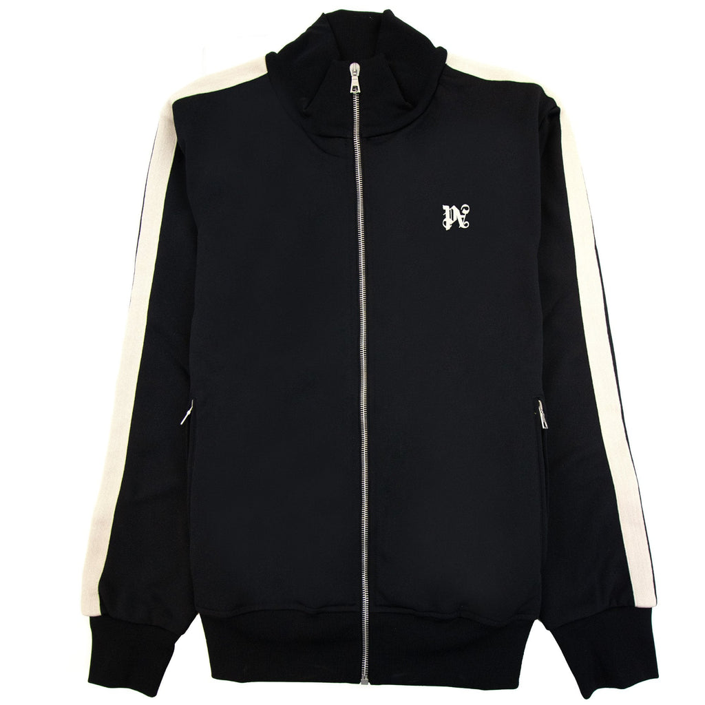 Palm Angels Pa Monogram Classic Track Jacket Black/off White