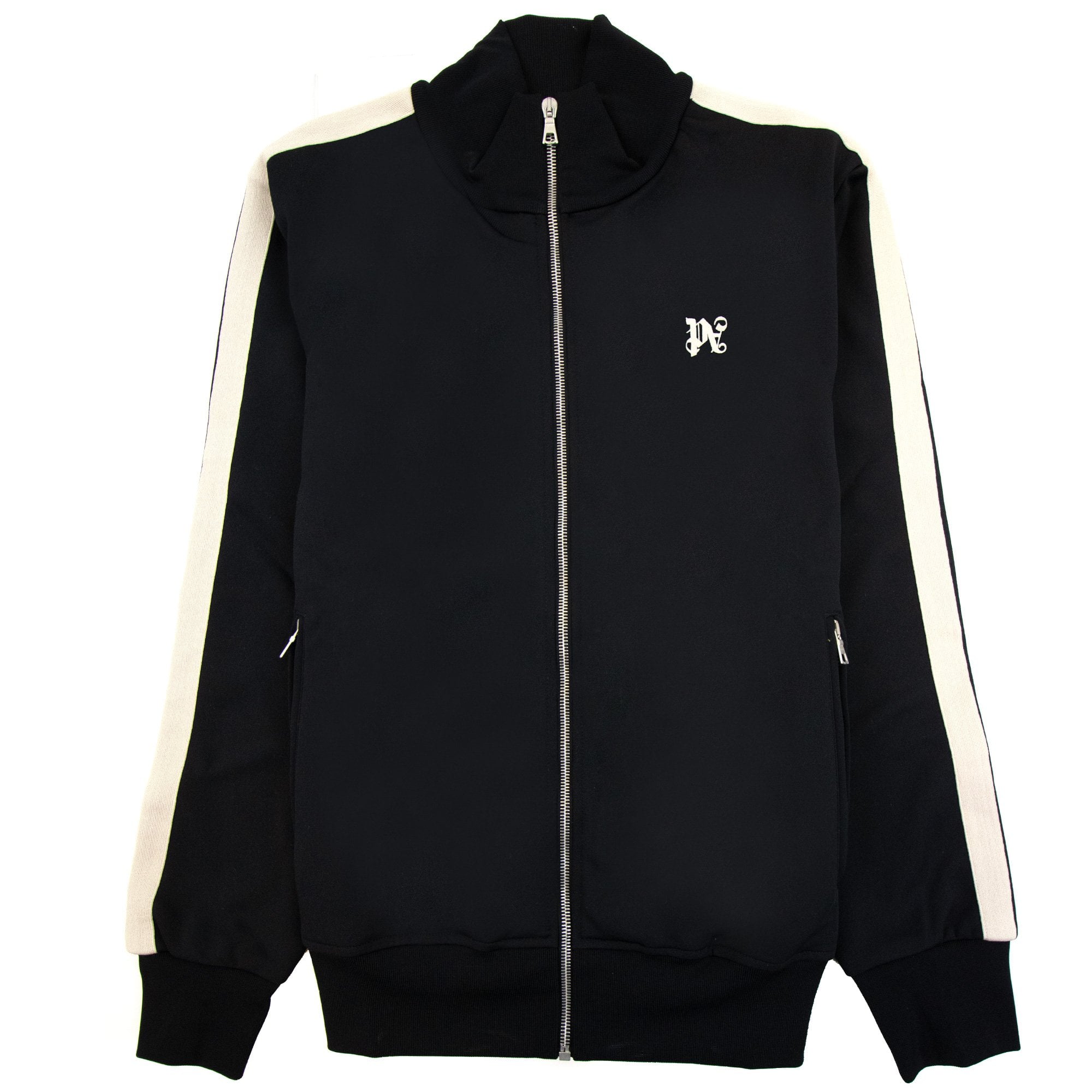 Palm Angels Pa Monogram Classic Track Jacket Black/off White