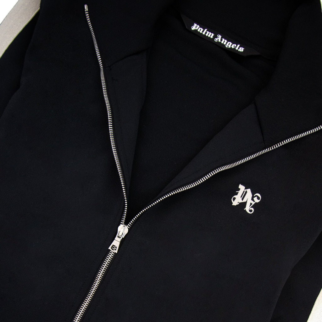 Palm Angels Pa Monogram Classic Track Jacket Black/off White