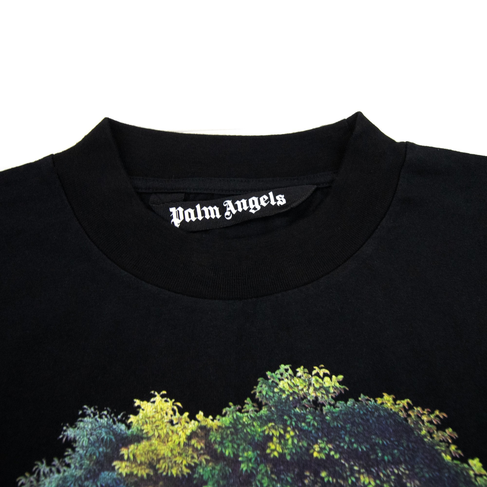 Palm Angels Hunting In The Forest T Shirt Black/light Blue