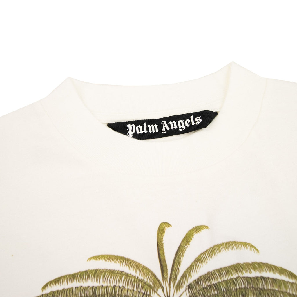 Palm Angels Enzo From The Tropics T Shirt White/orange