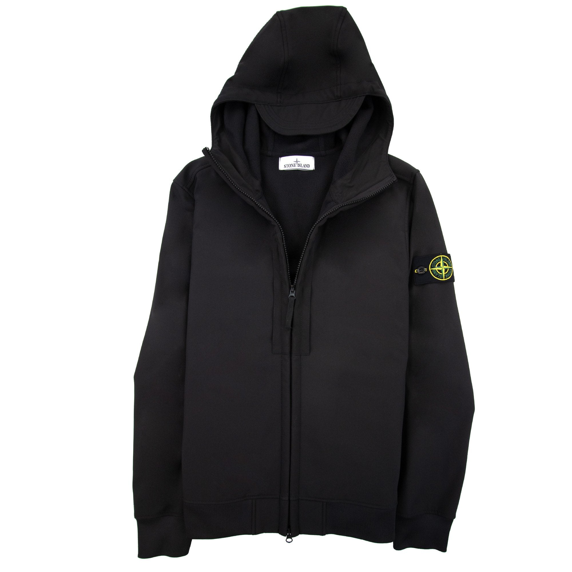 Stone Island Q0122 Re Dye Technology Soft Shell Jacket Black V0029