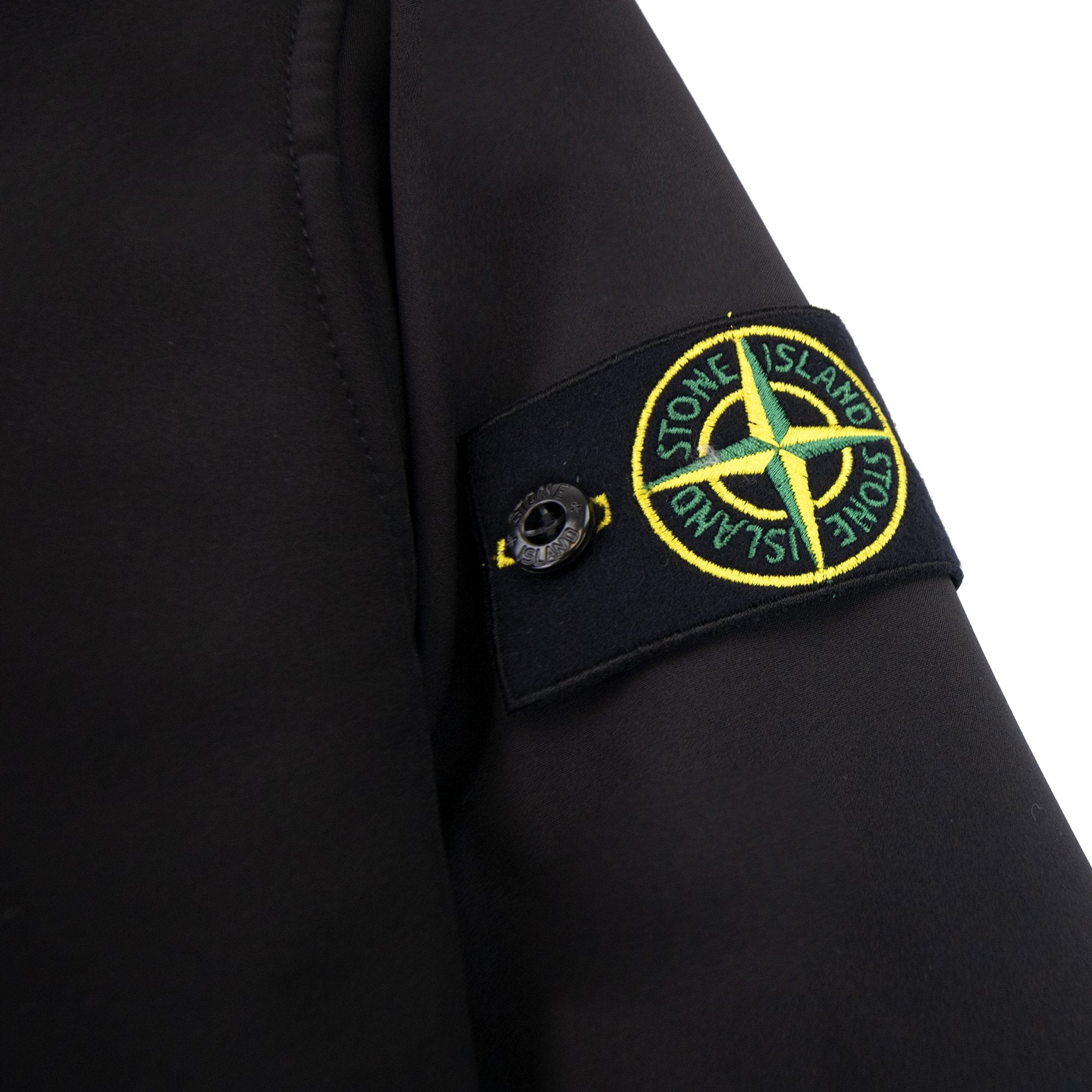 Stone Island Q0122 Re Dye Technology Soft Shell Jacket Black V0029