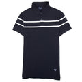 Armani Jeans Round Stripe S/s Polo Dark Navy