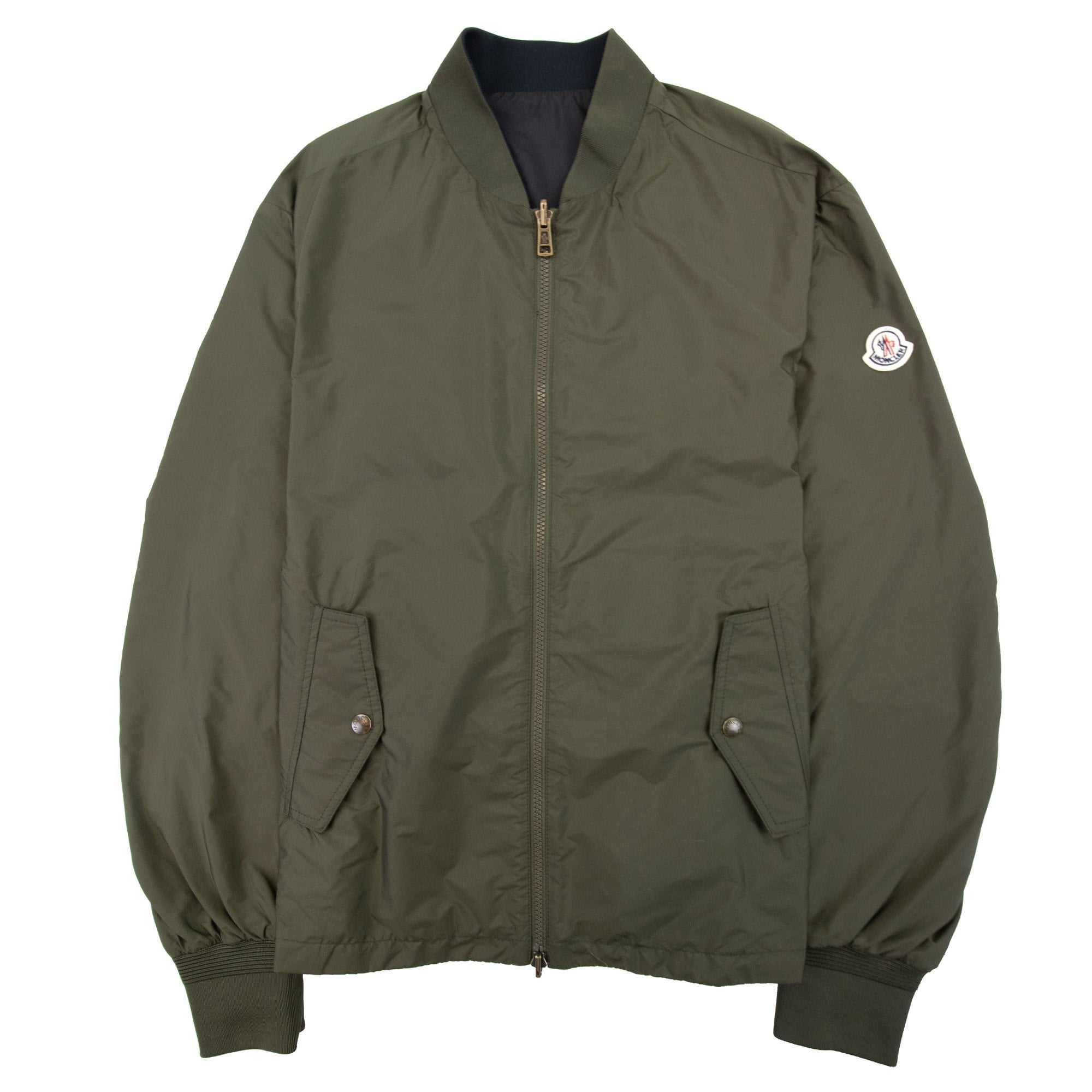 Moncler Oveze Reversible Bomber Jacket Khaki 833