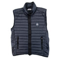 Stone Island Q0224 Loom Woven Chambers Down Gilet Navy V0020