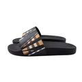 Burberry Vintage Check Sliced Print Sliders Black Check