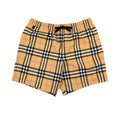 Burberry Check Drawcord Swim Shorts Dusty Orange Ip Check