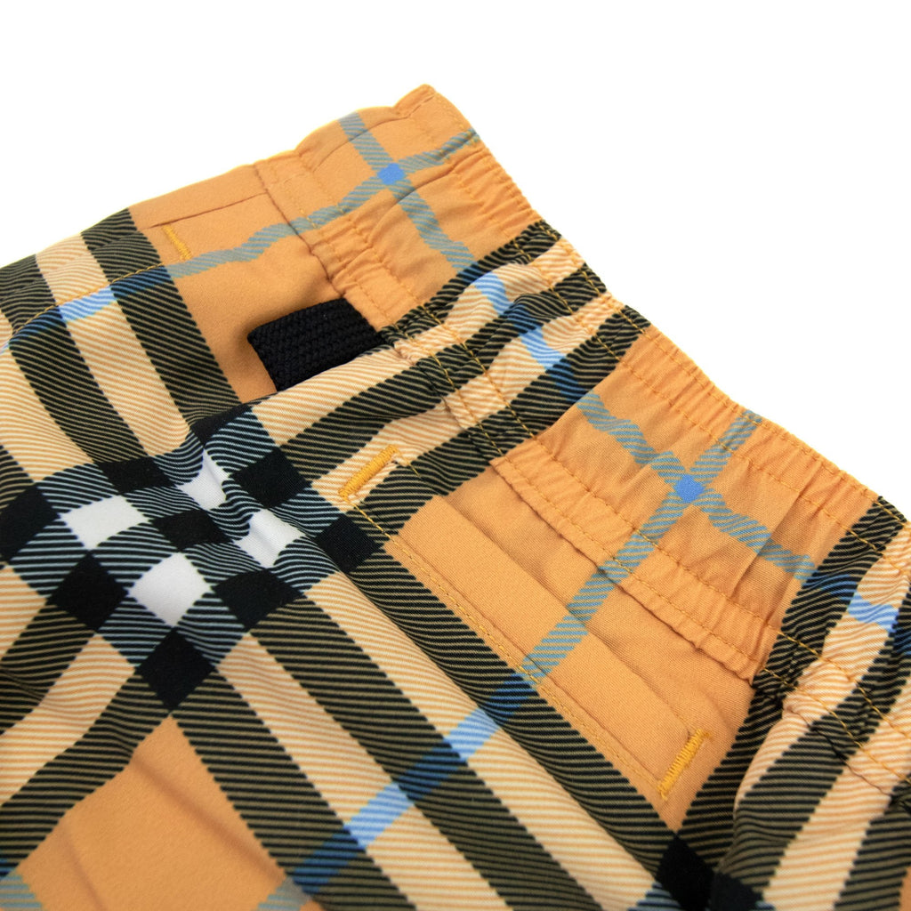 Burberry Check Drawcord Swim Shorts Dusty Orange Ip Check