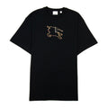 Burberry Check Ekd Cotton T Shirt Black