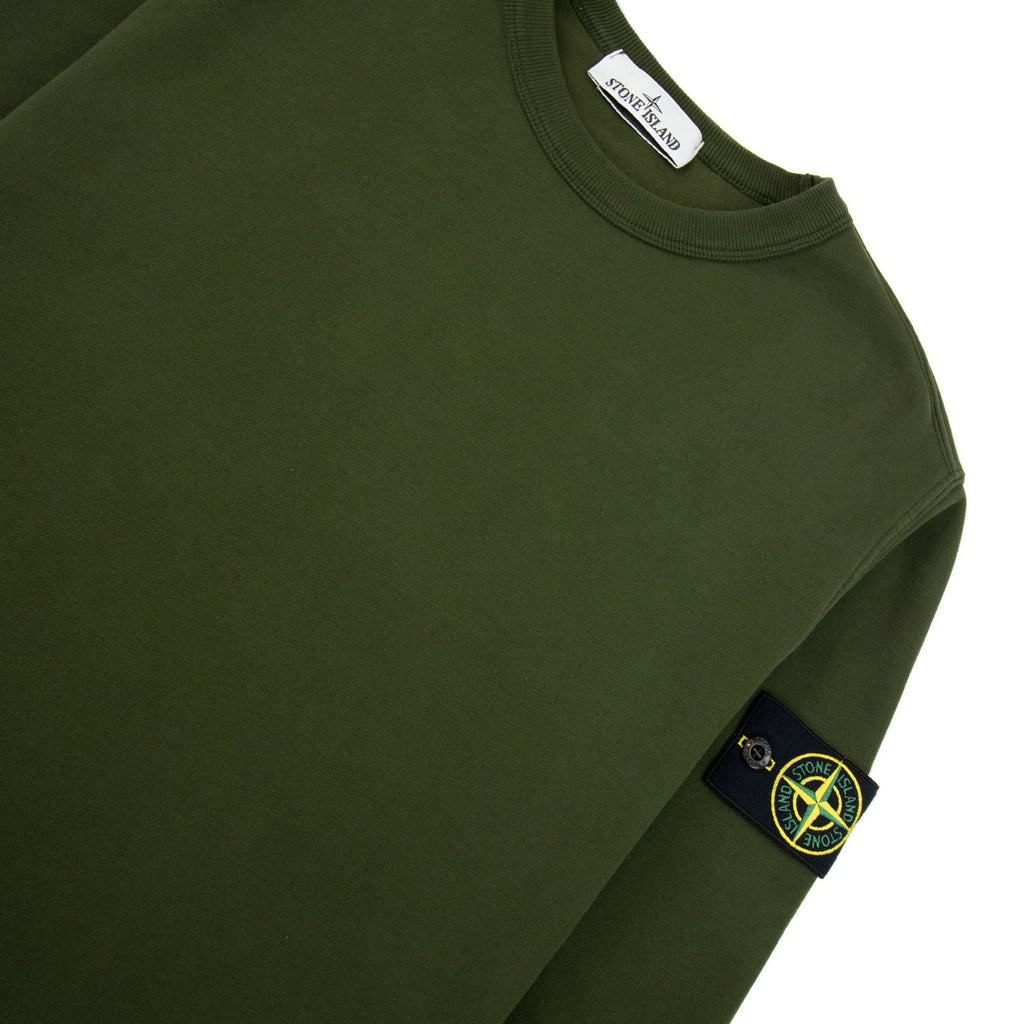 Stone Island 63051 Crewneck Sweatshirt Khaki V0058