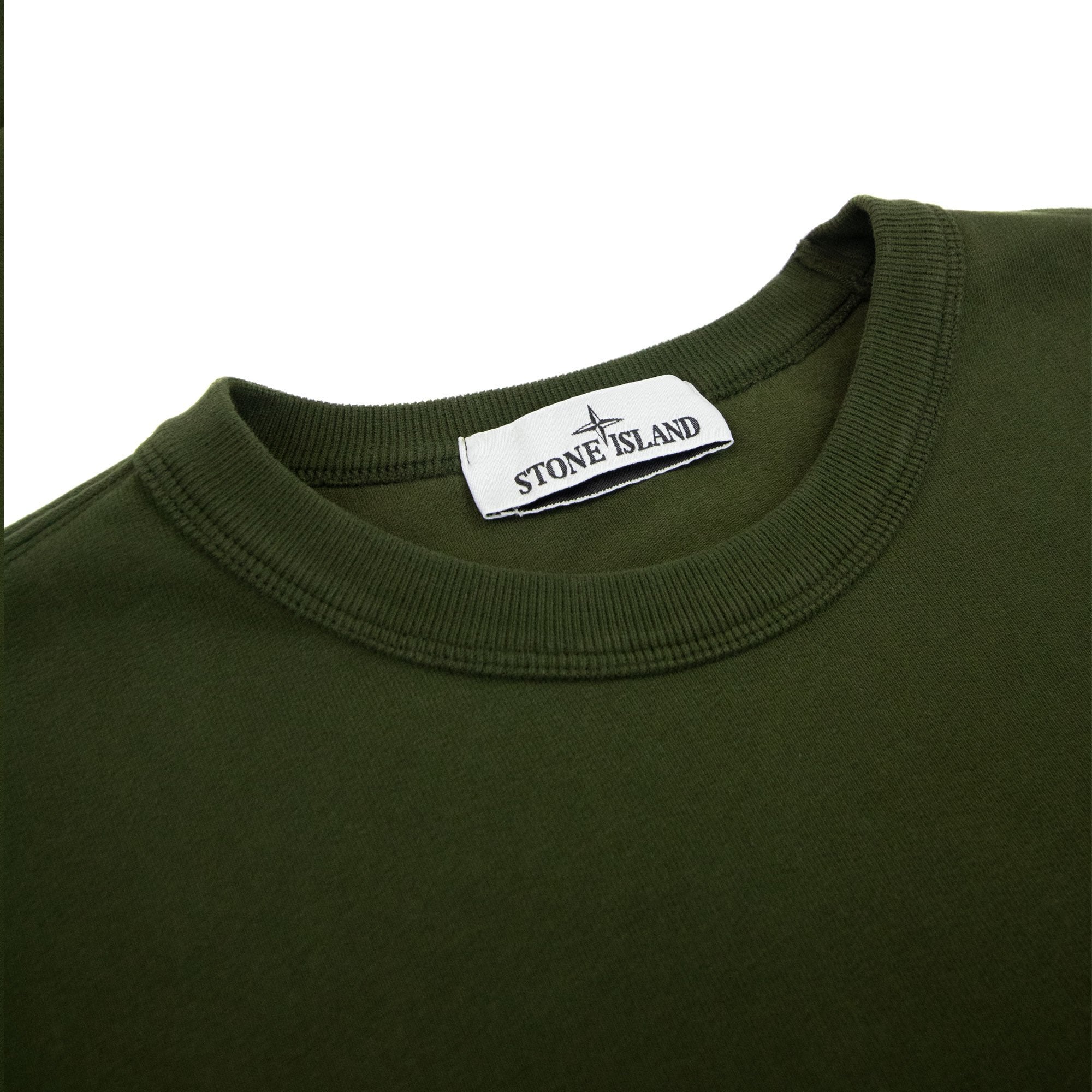 Stone Island 63051 Crewneck Sweatshirt Khaki V0058