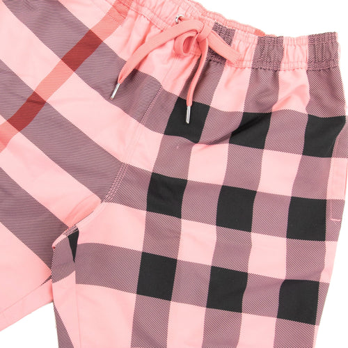 Burberry Martin Check Swim Shorts Candy Pink