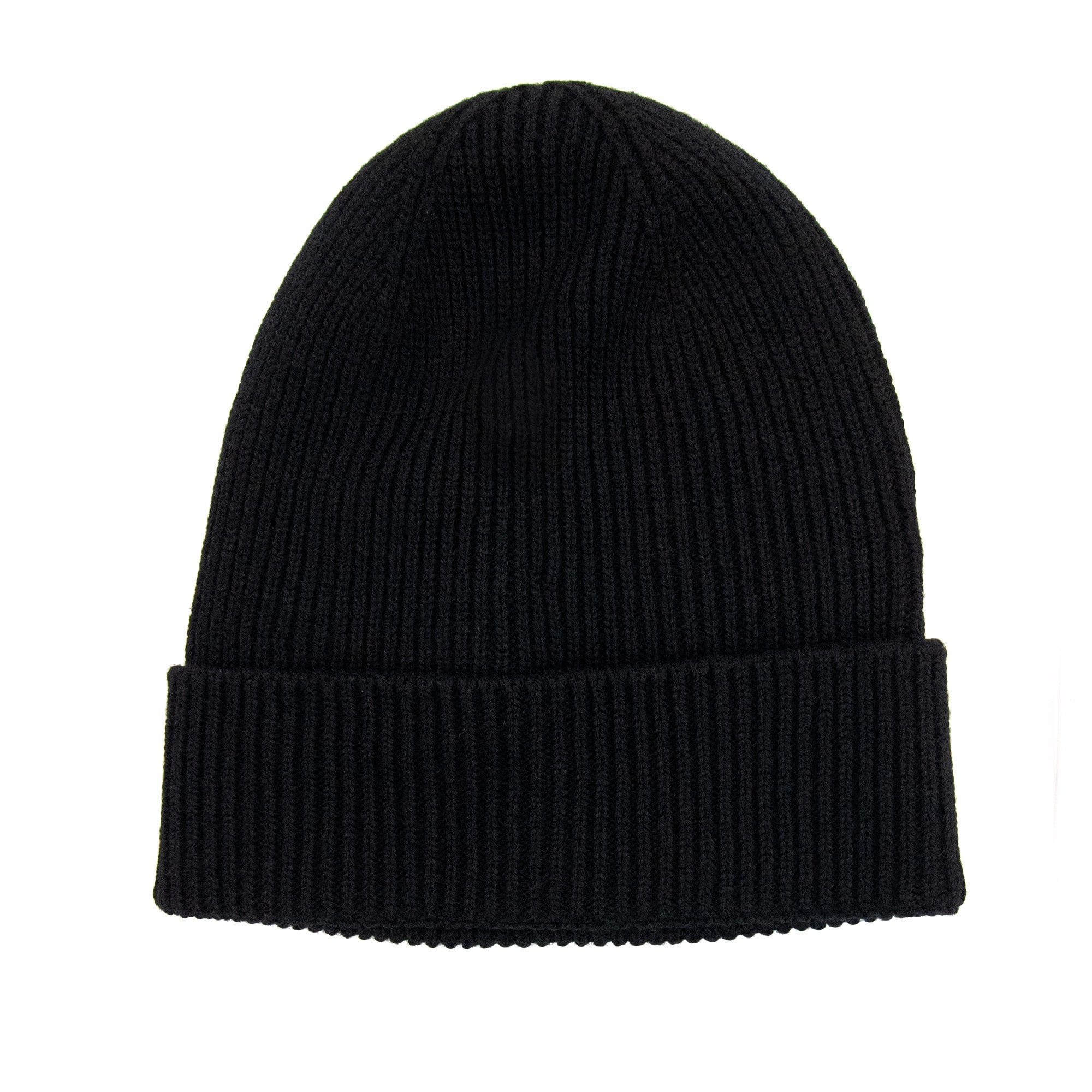 Moncler Wool Logo Beanie Black 999
