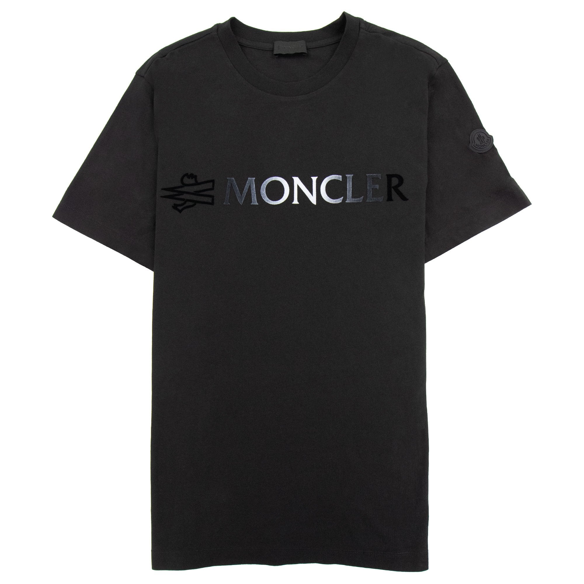 Moncler Logo S/s T Shirt Black 999