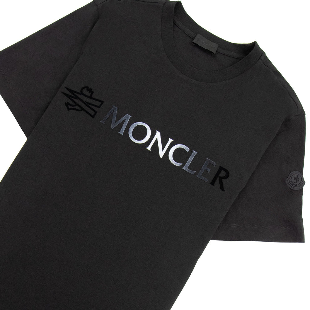 Moncler Logo S/s T Shirt Black 999