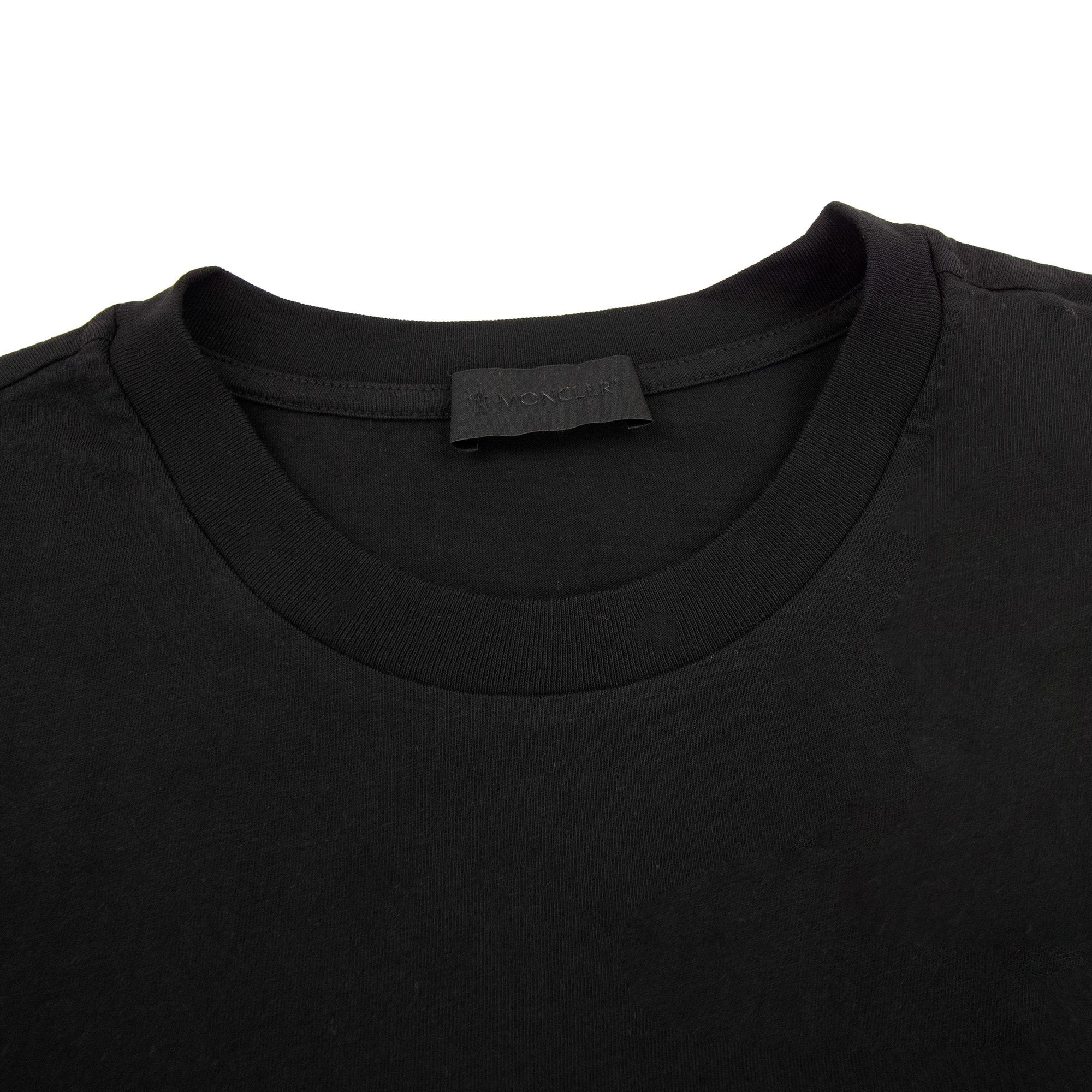 Moncler Logo S/s T Shirt Black 999