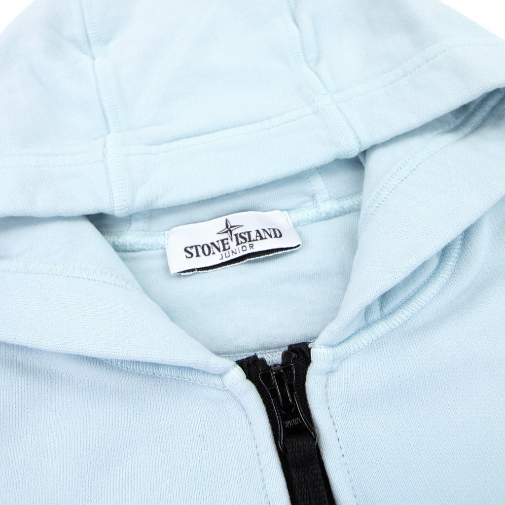 Stone Island Zip Hoody Kids Sky Blue V0041