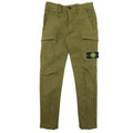 Stone Island Junior 31014 Stretch Broken Twil Cargo Pant Khaki V0054