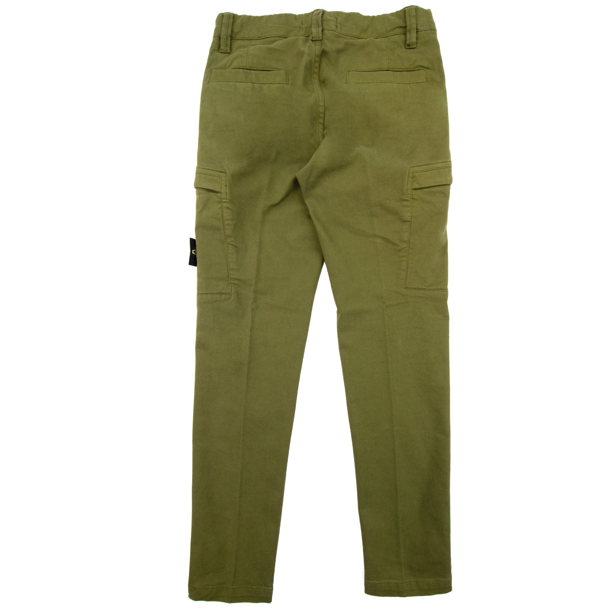 Stone Island Junior 31014 Stretch Broken Twil Cargo Pant Khaki V0054