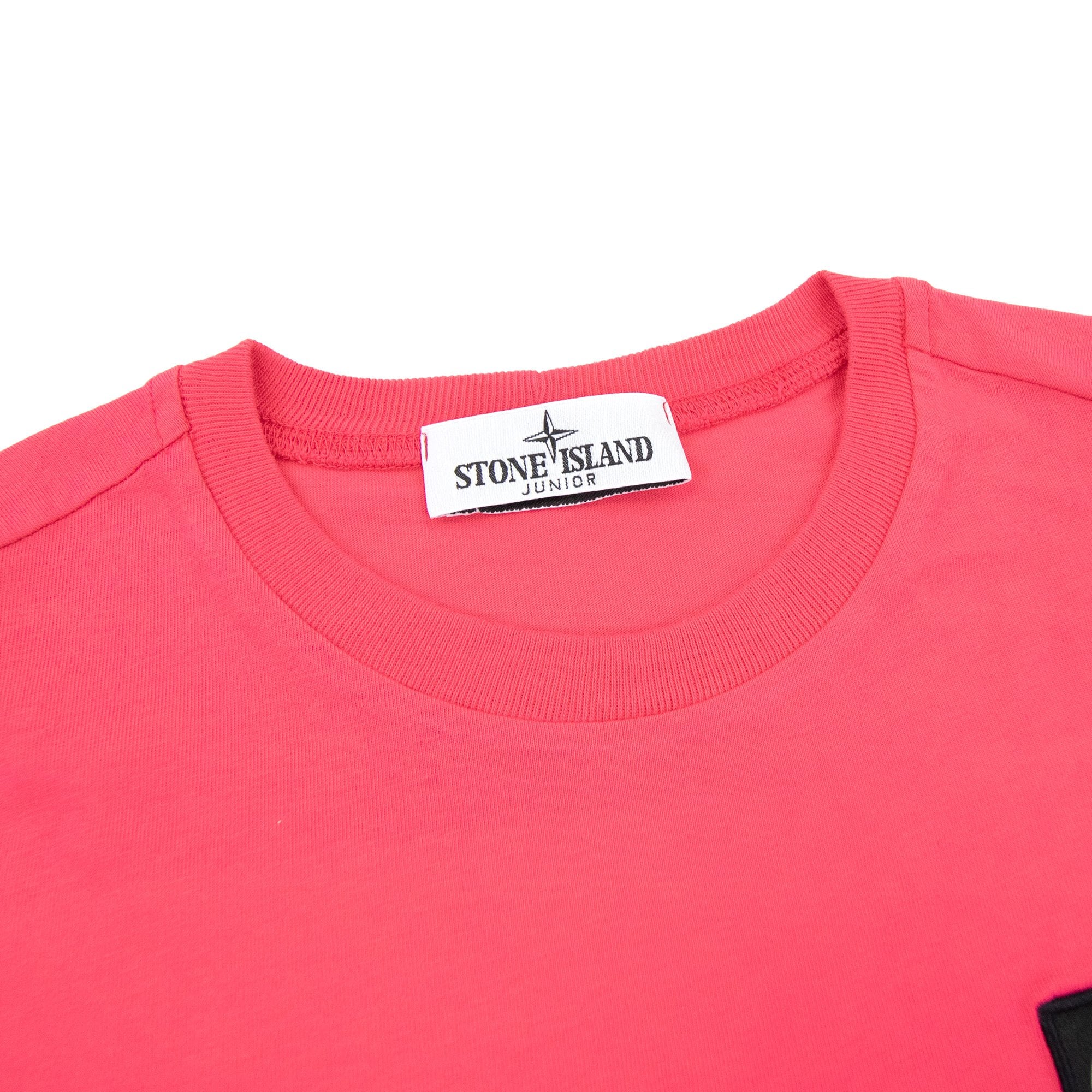 Stone Island Junior Chest Patch T/s Red V0010