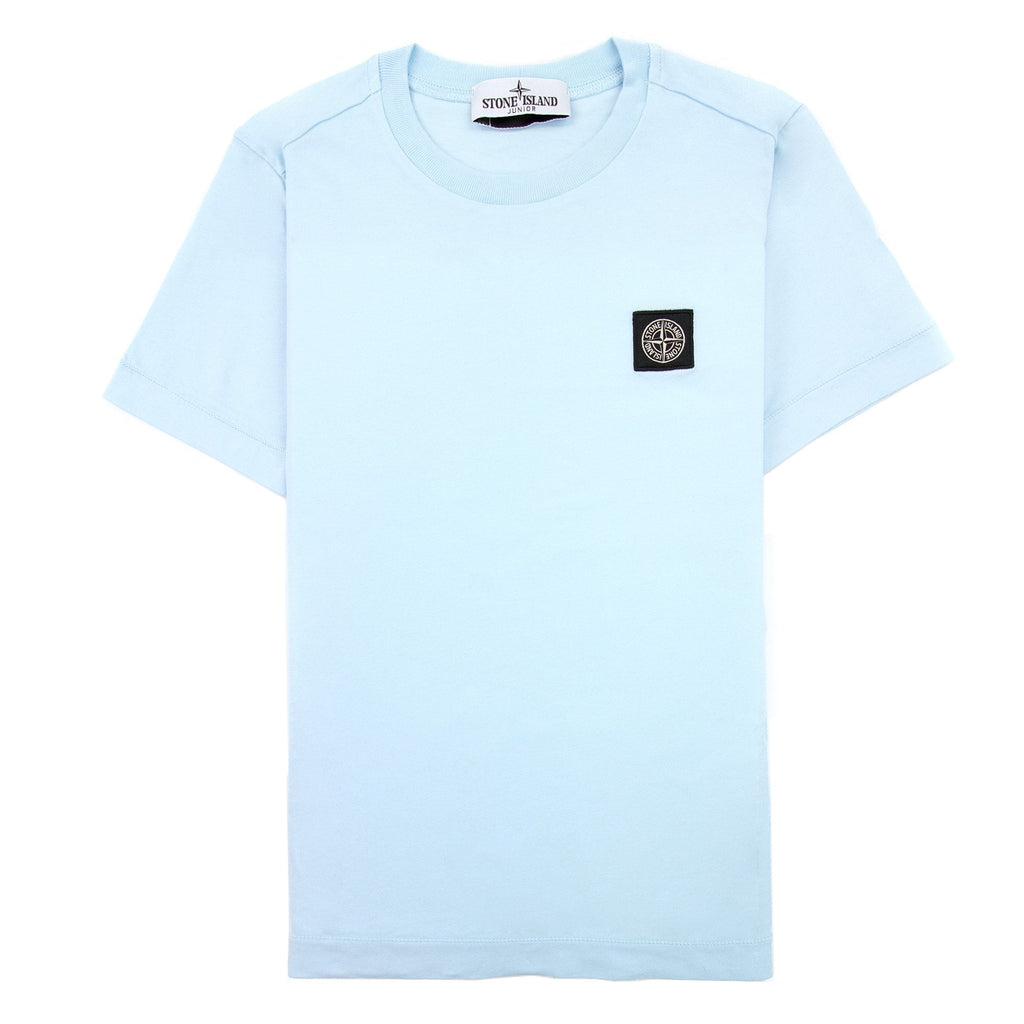 Stone Island Junior Chest Patch T/s Sky Blue V0041