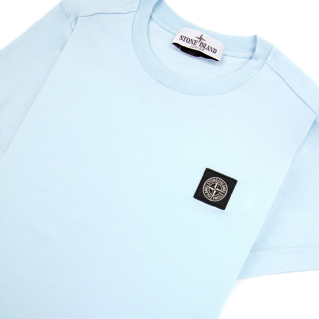 Stone Island Junior Chest Patch T/s Sky Blue V0041