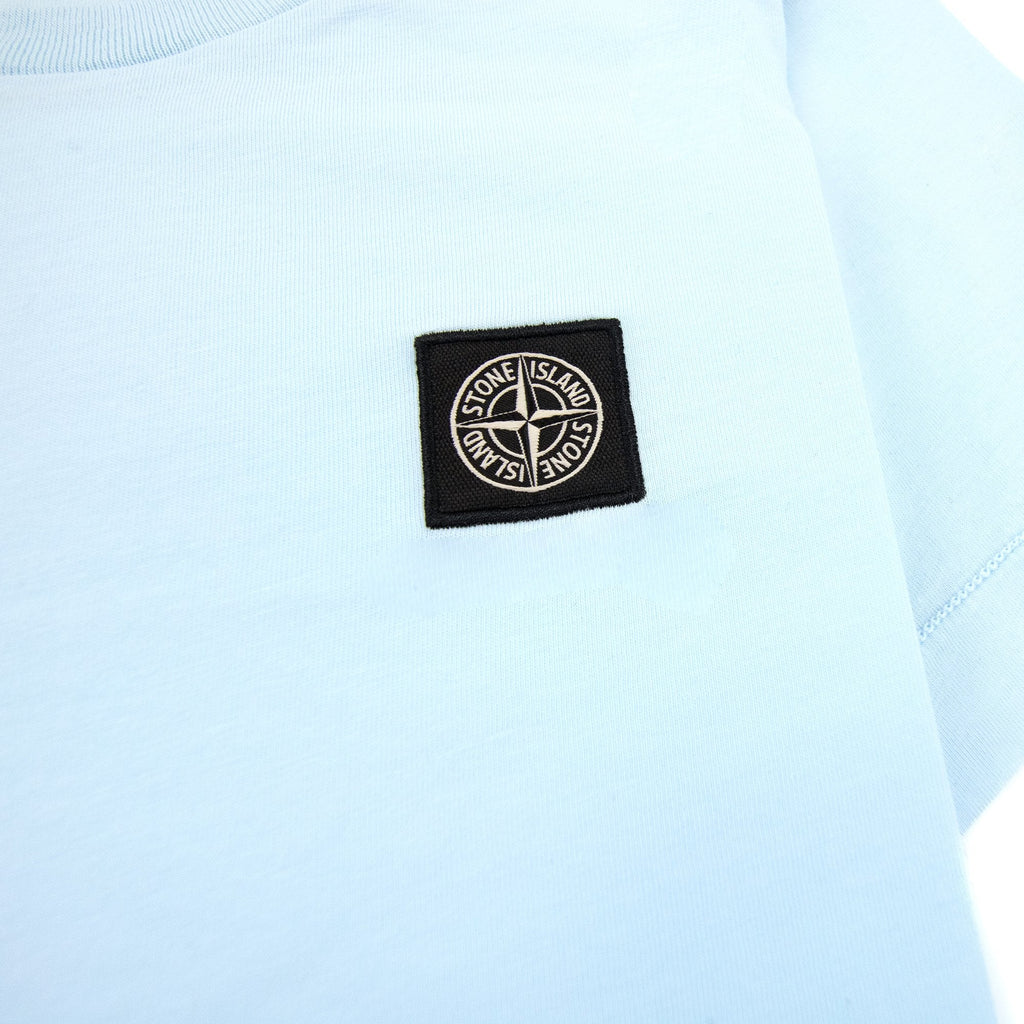 Stone Island Junior Chest Patch T/s Sky Blue V0041