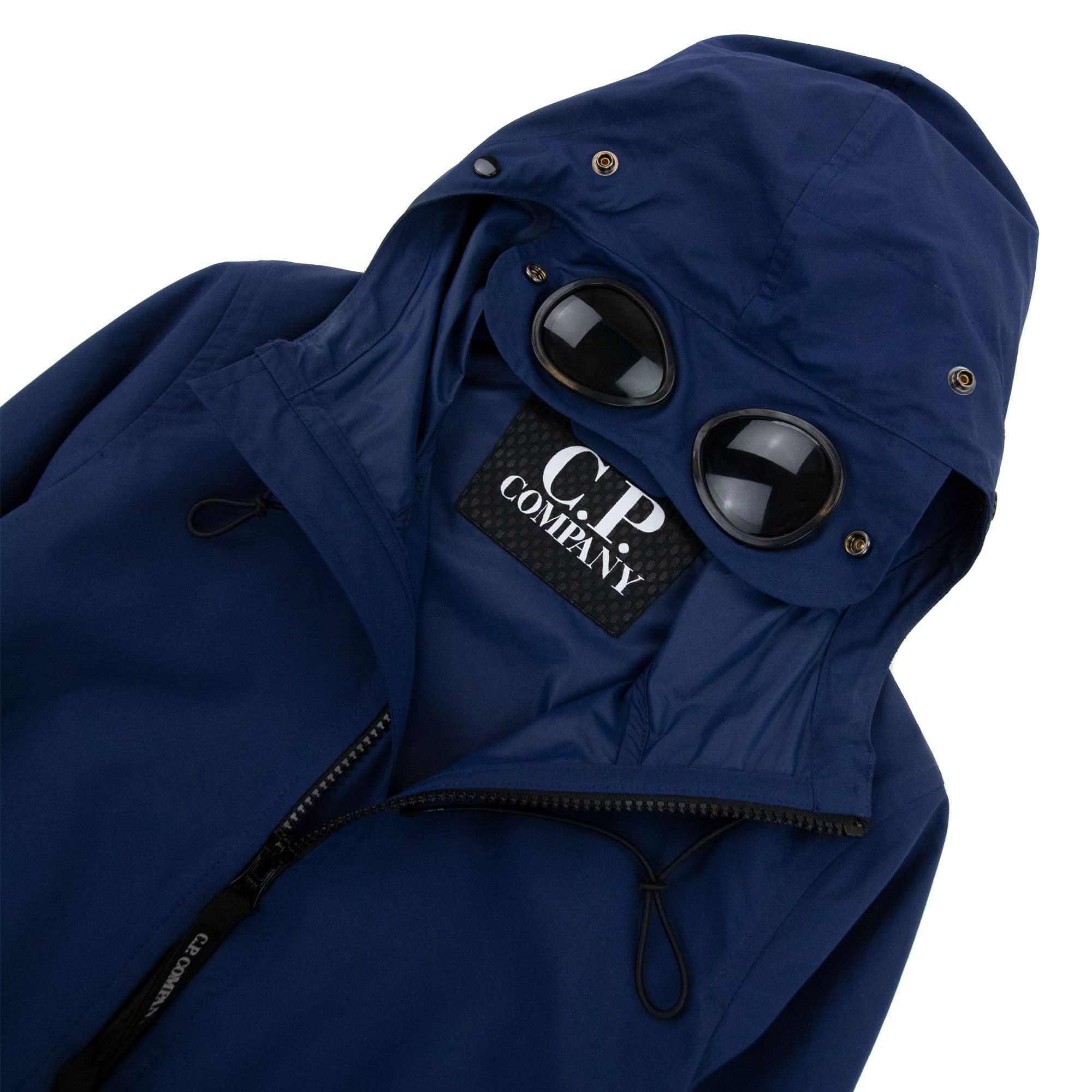 Cp Company Undersixteen Goggle Wind Breaker Jacket Blue 875 | ONU
