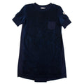 Moncler Junior Abito Shiny Dress Navy