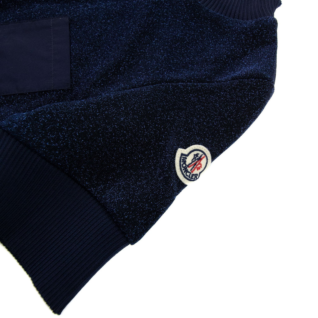 Moncler Junior Abito Shiny Dress Navy