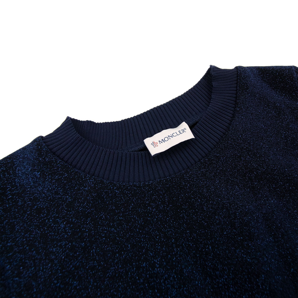 Moncler Junior Abito Shiny Dress Navy